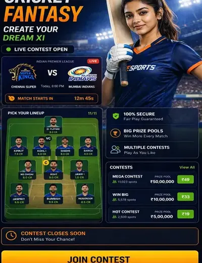 Hero11 (hero11) fantasy cricket & matchday visual 3